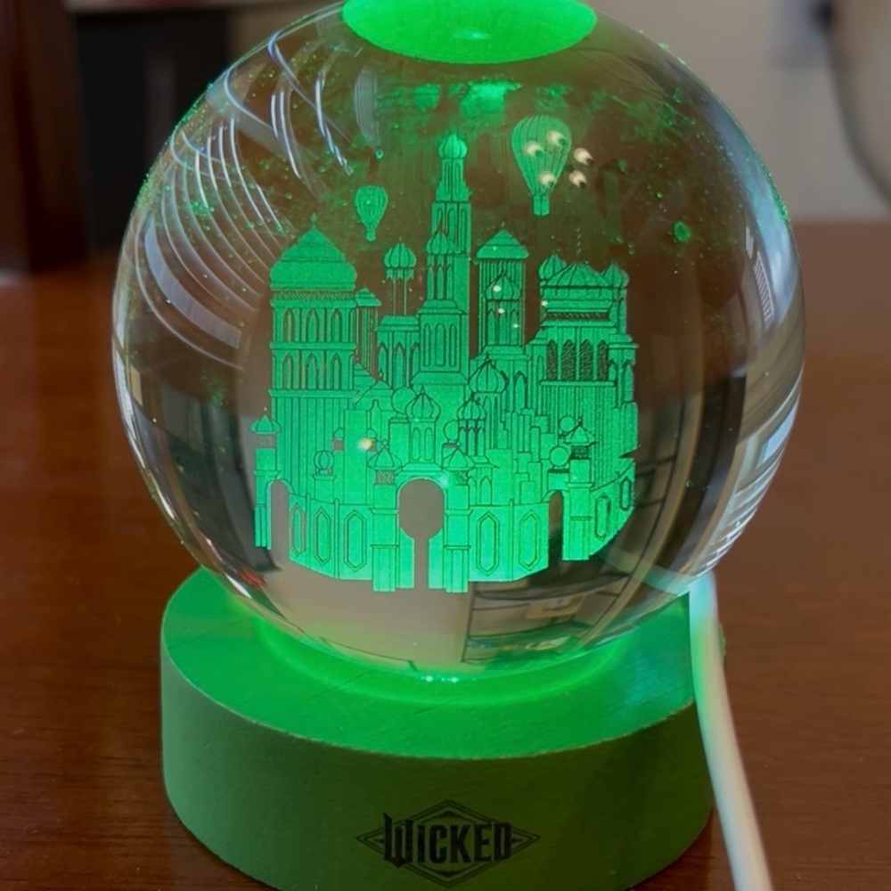 Wicked Crystal Orb Light of the emerald city!